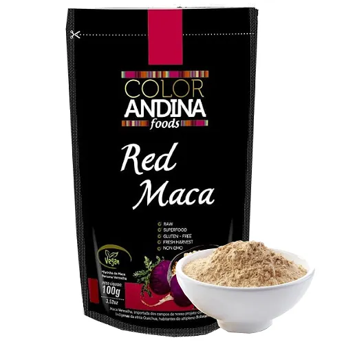 Maca Peruana Red (vermelha), Color Andina Food, 100g