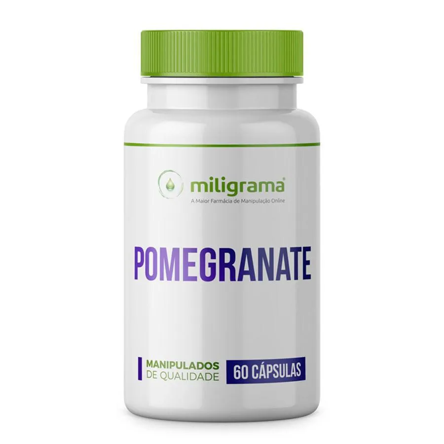 Pomegranate Extrato de Romã 350mg 60 cápsulas
