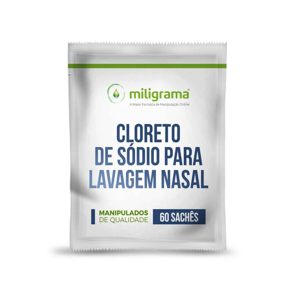 Cloreto de Sódio para Lavagem Nasal 60 Sachês
