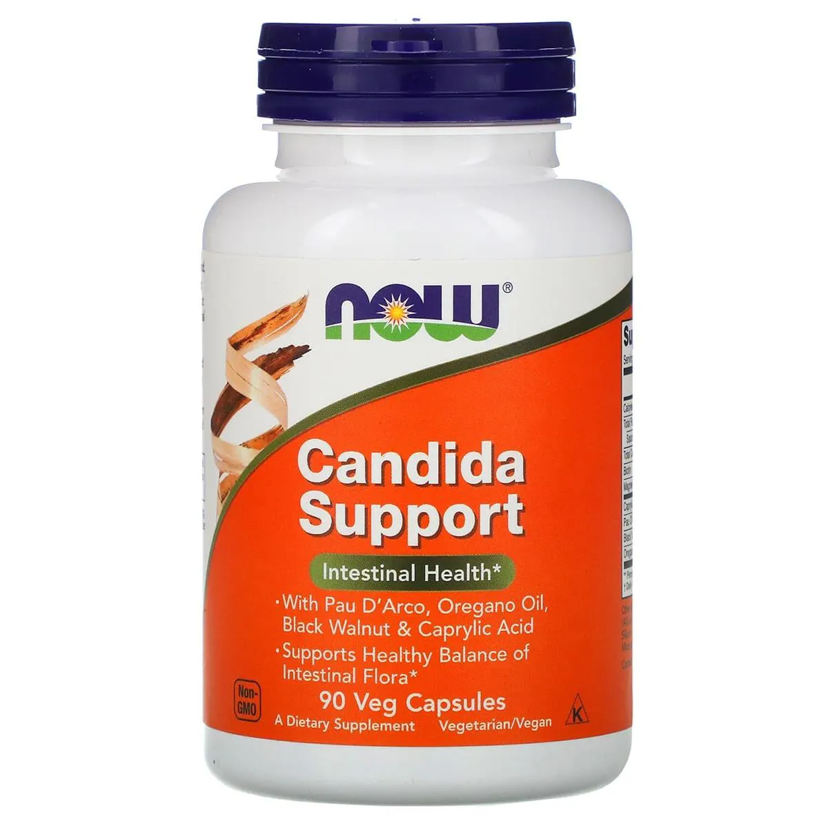 Vitamina Candid@ 90 Capsulas Veganas - Now Foods - Suporte - Importada