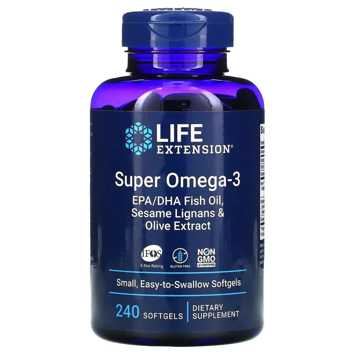 Super Omega-3 Epa/dha 240 Softgels - Life Extension