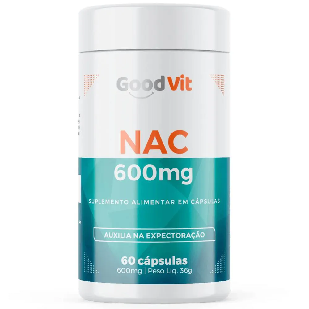 Nac 600Mg C/60 cápsulas - Good Vit
