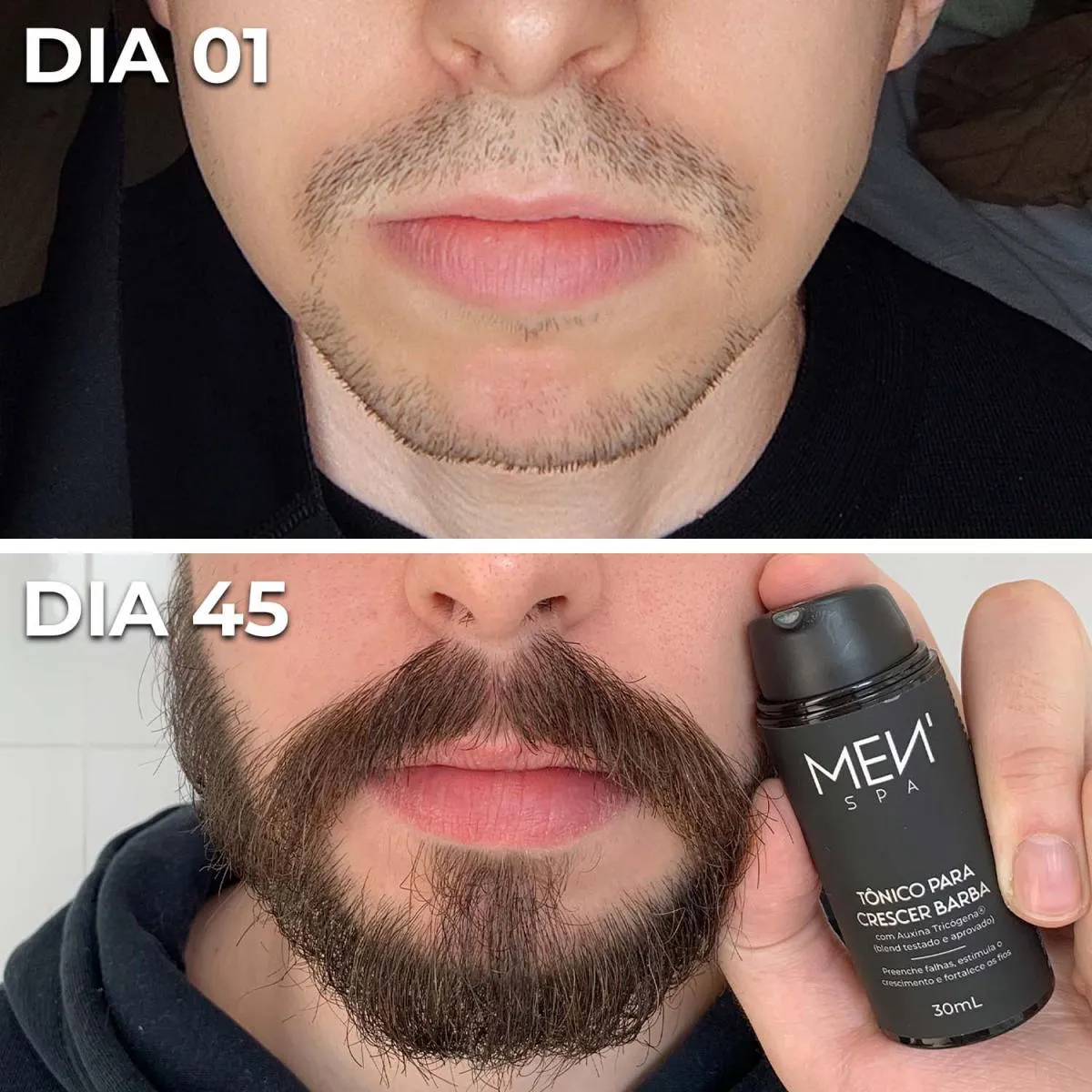 Tônico para Crescer Barba 30 Dias - Acelera e Preenche Falhas 30ml Menspa