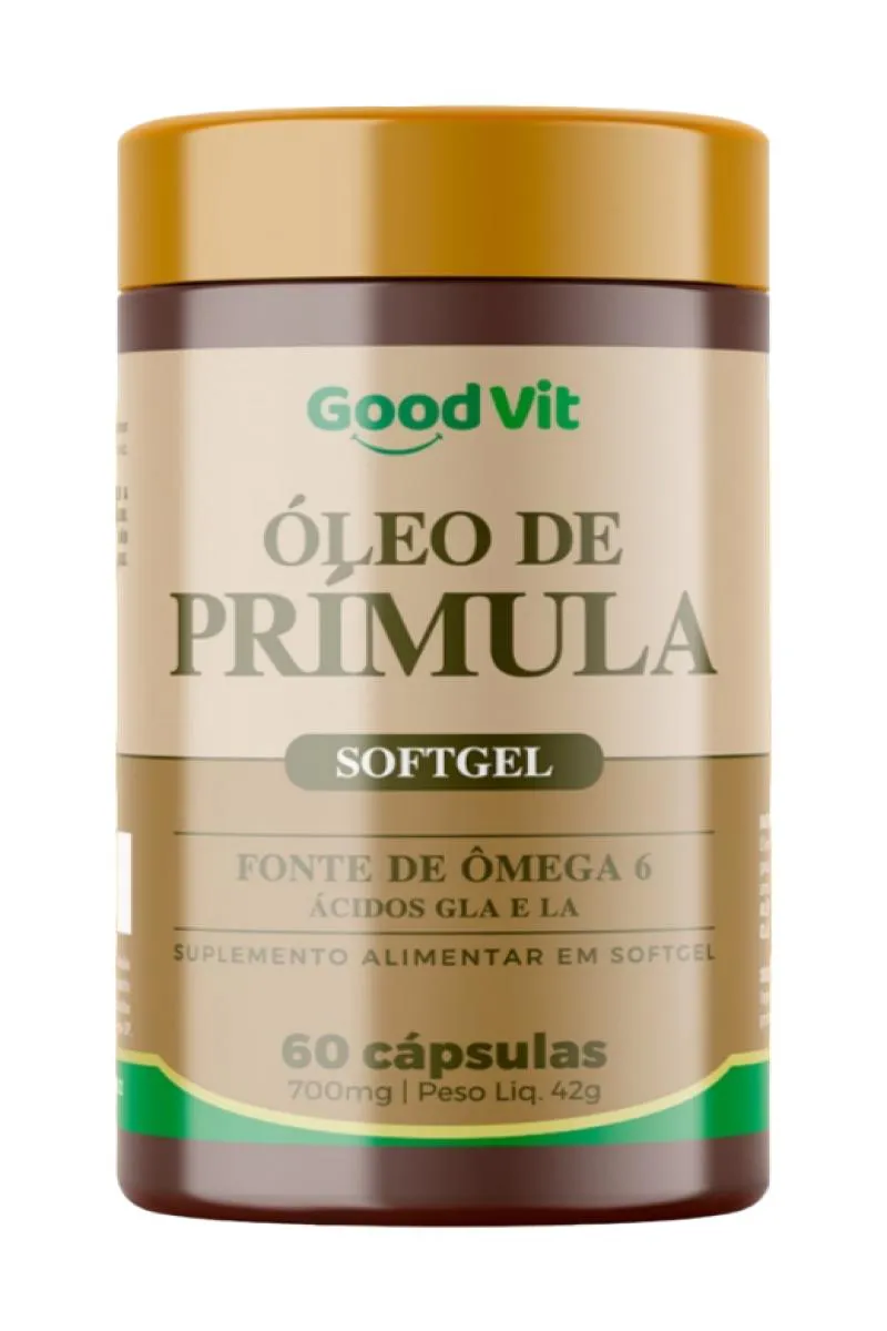 Óleo de Prímula Good Vit 700Mg 60 Cápsulas Softgel