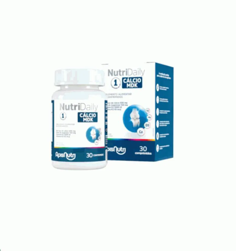 Nutri Daily Cálcio Mdk (30 cápsulas) - Padrão: Único