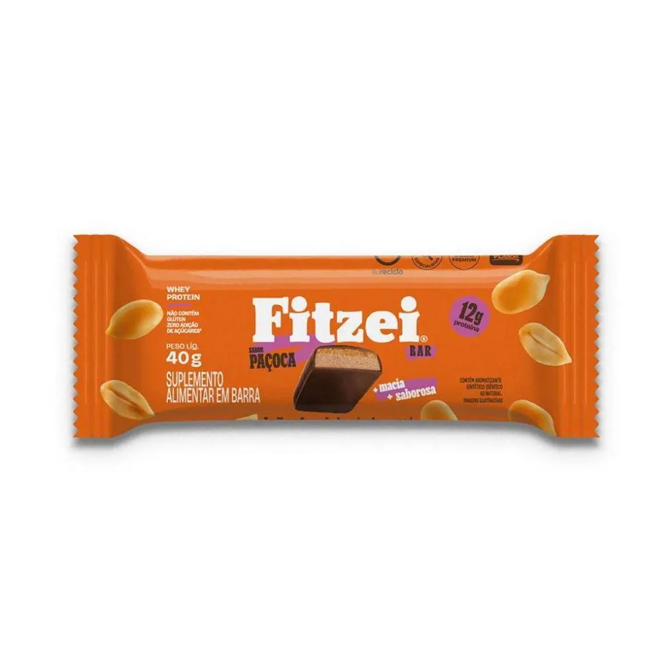 Fitzei Bar (40G) - Sabor: Paçoca