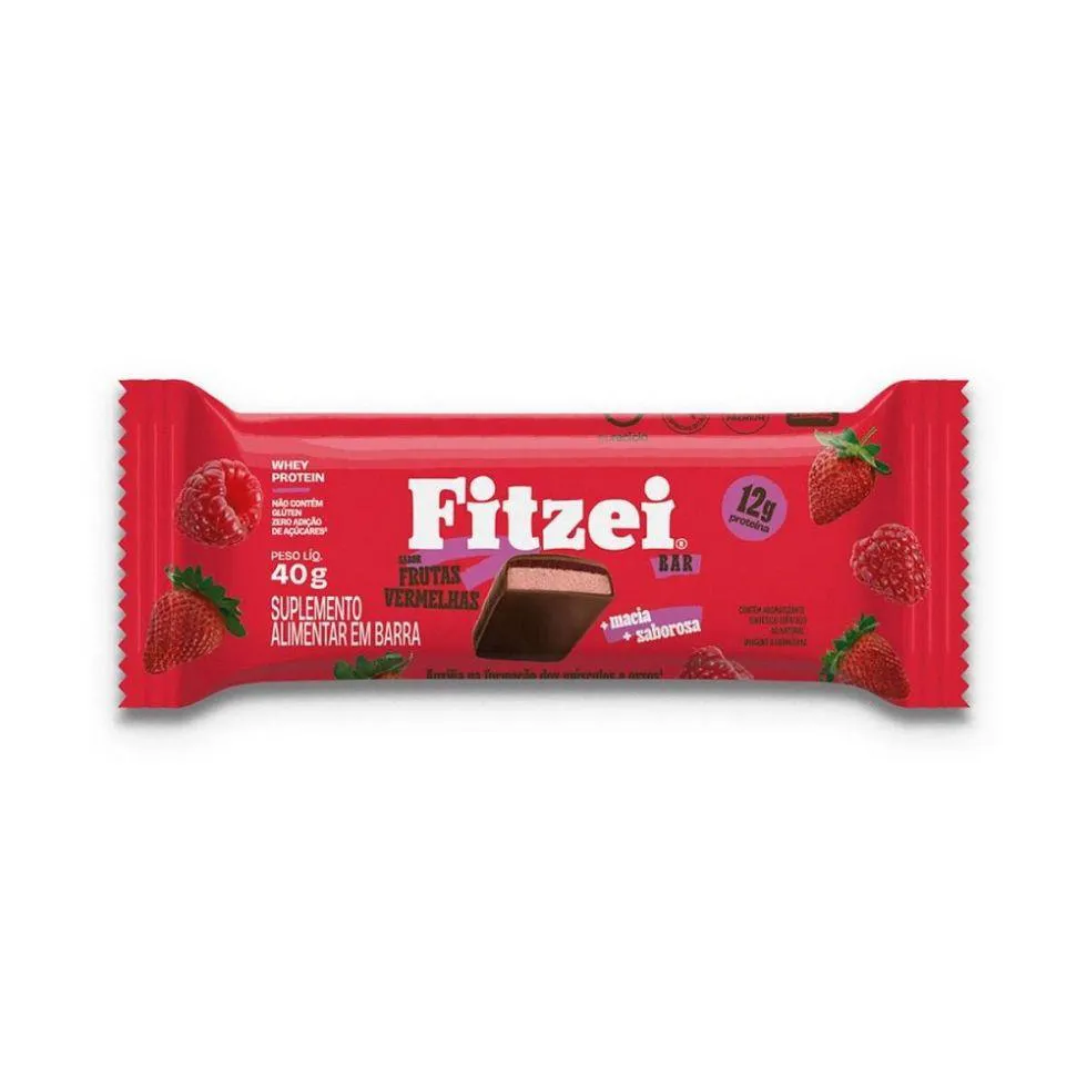 Fitzei Bar (40G) - Sabor: Frutas Vermelhas
