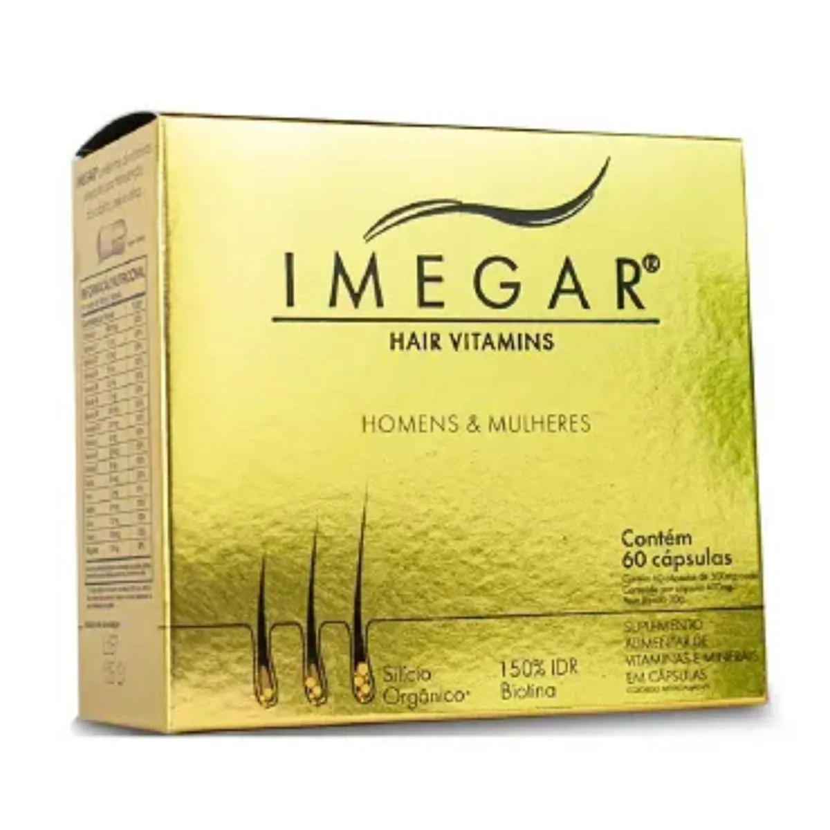 Imegar Suplemento Ideal Para O Cabelo C60 – Prowin