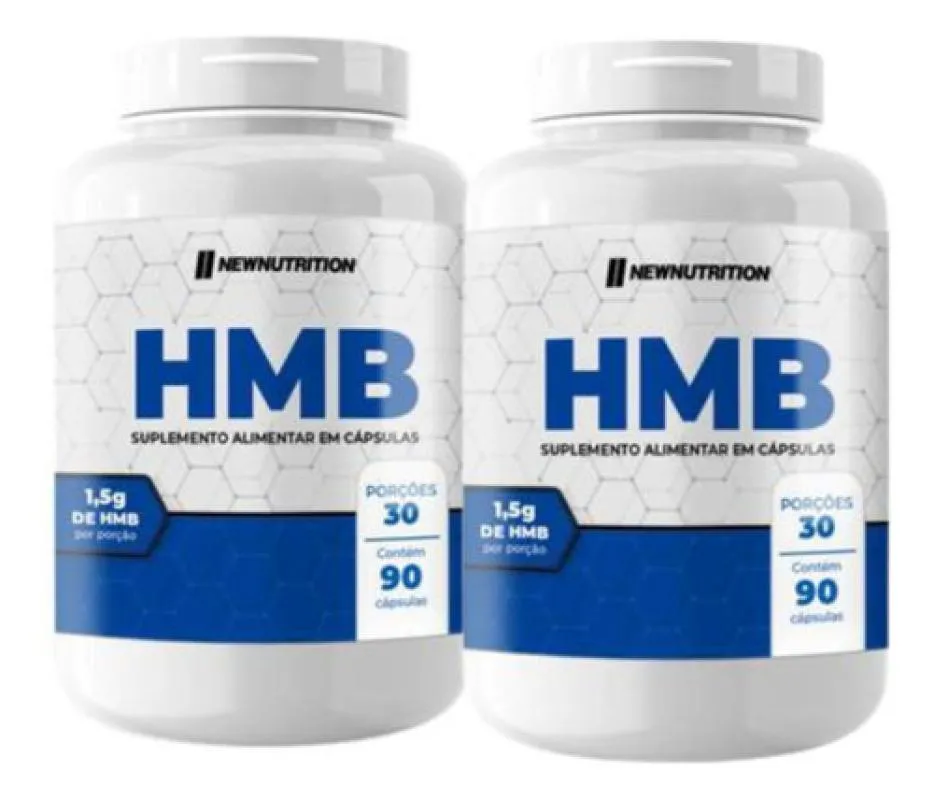 Kit 2 Hmb 90 cápsulas New Nutrition