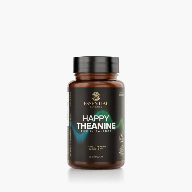 Happy Theanine Essential Nutrition 60 cápsulas