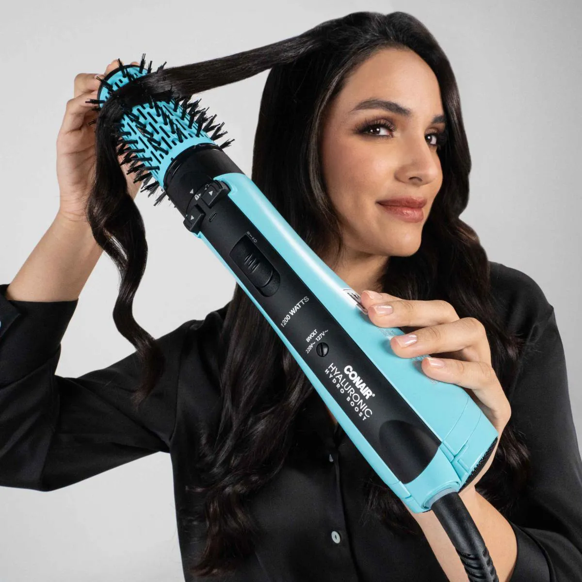 Escova Secadora Rotativa Rotating Hyaluronic Conair Nd Bivolt