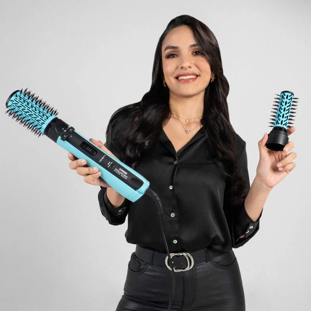 Escova Secadora Rotativa Rotating Hyaluronic Conair Nd Bivolt