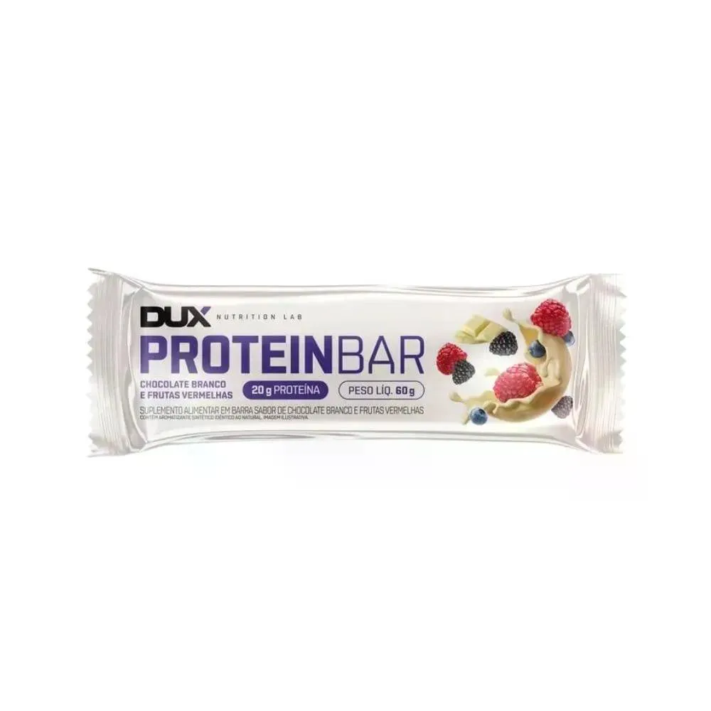 Barra de Proteína Dux Chocolate Branco C Frutas 60g