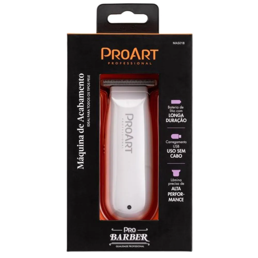 Máquina de Acabamento Proart Probarber Branca Mas01b