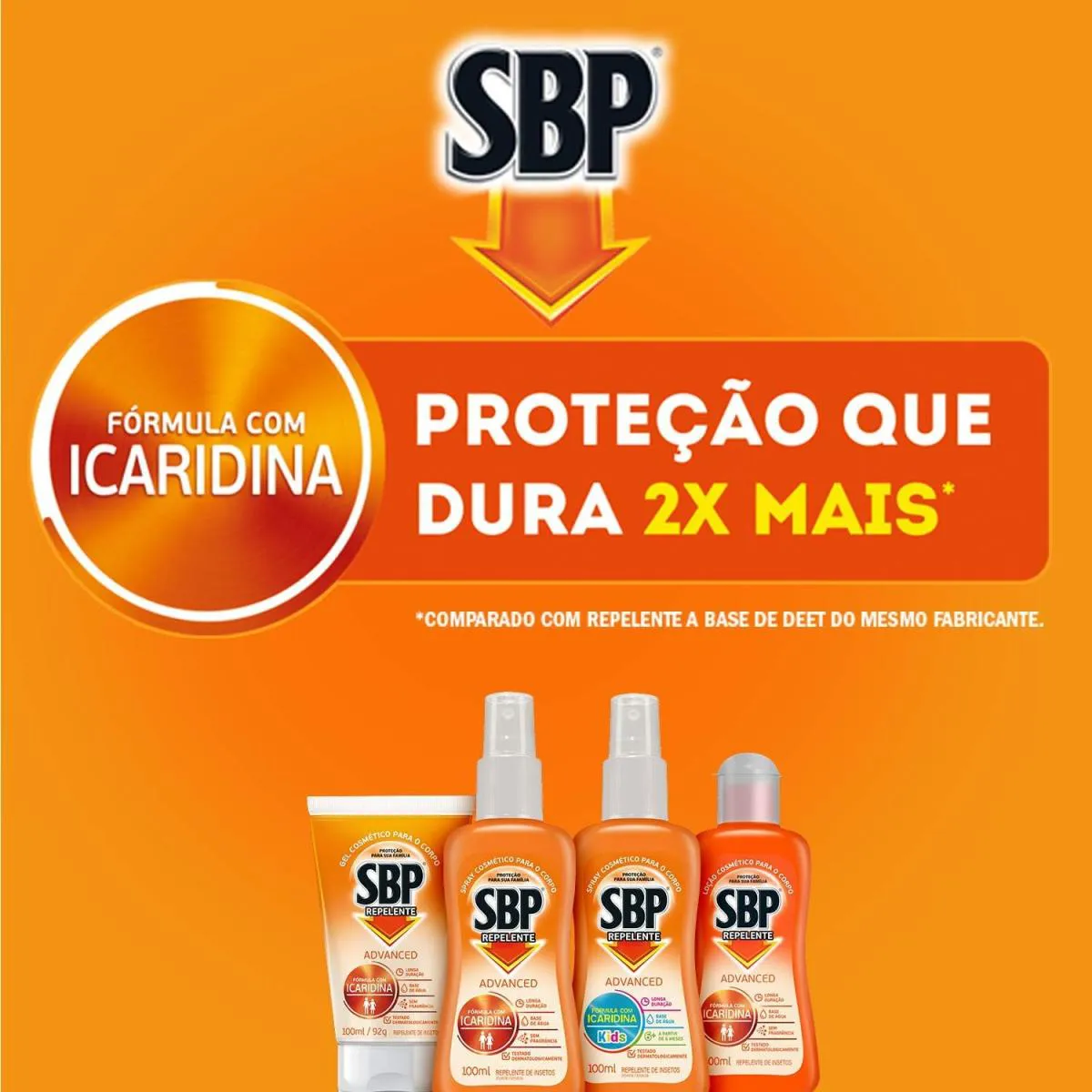 Repelente Sbp Advanced Loção Com Icaridina - 175Ml