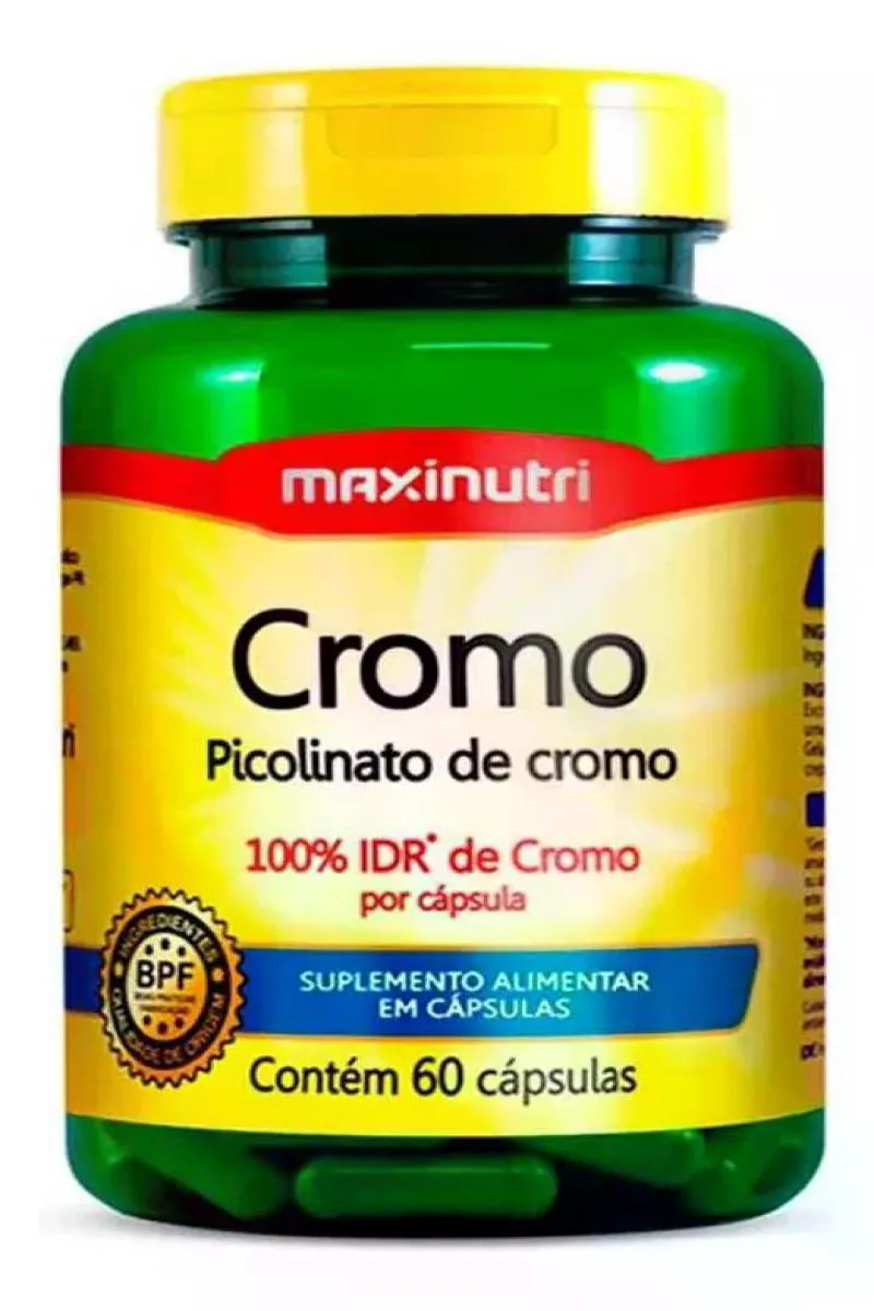 Picolinato de Cromo 60 Cápsulas Maxinutri