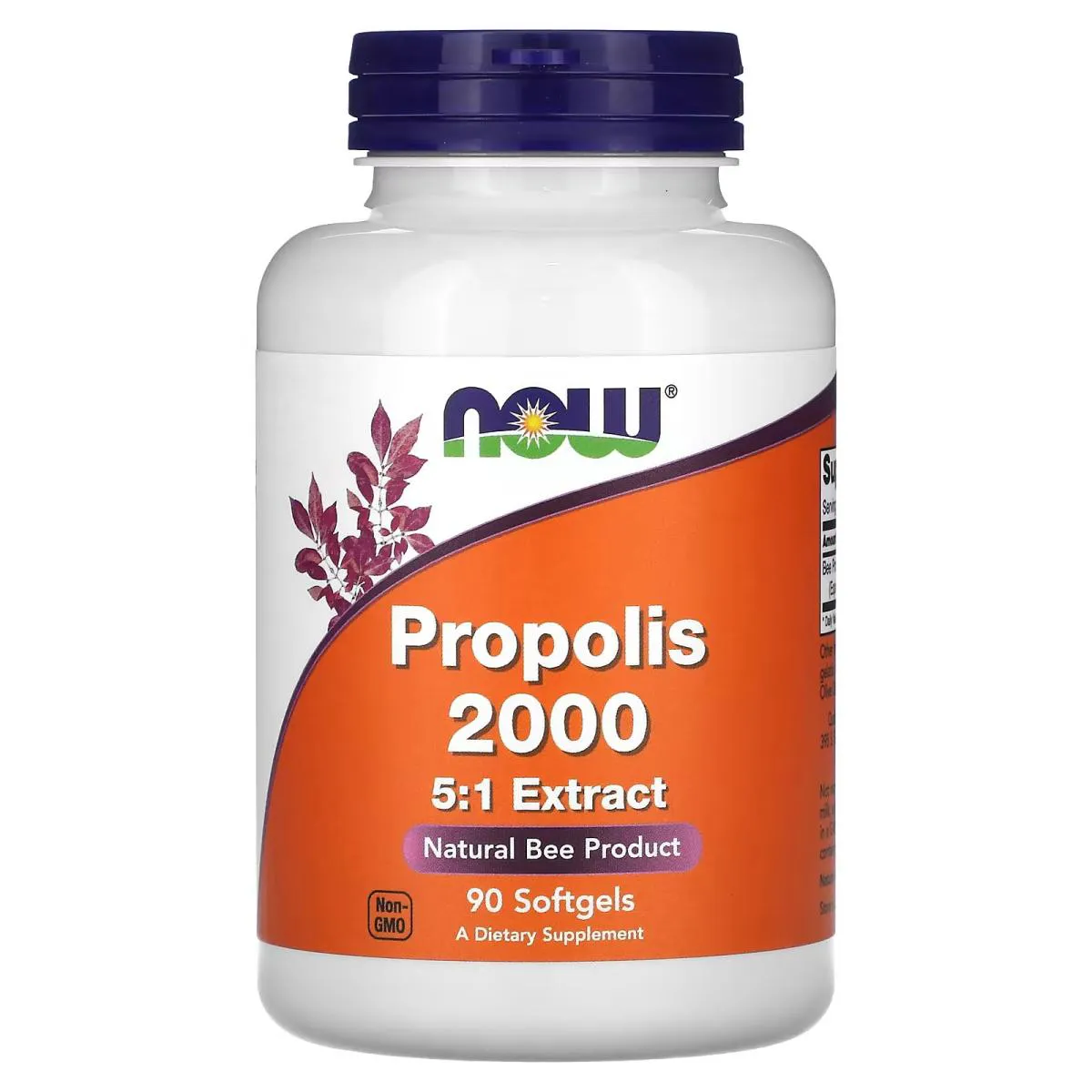 PRóPOLIS 2000 5:1 EXTRATO 90 SOFTGELS - NOW FOODS
