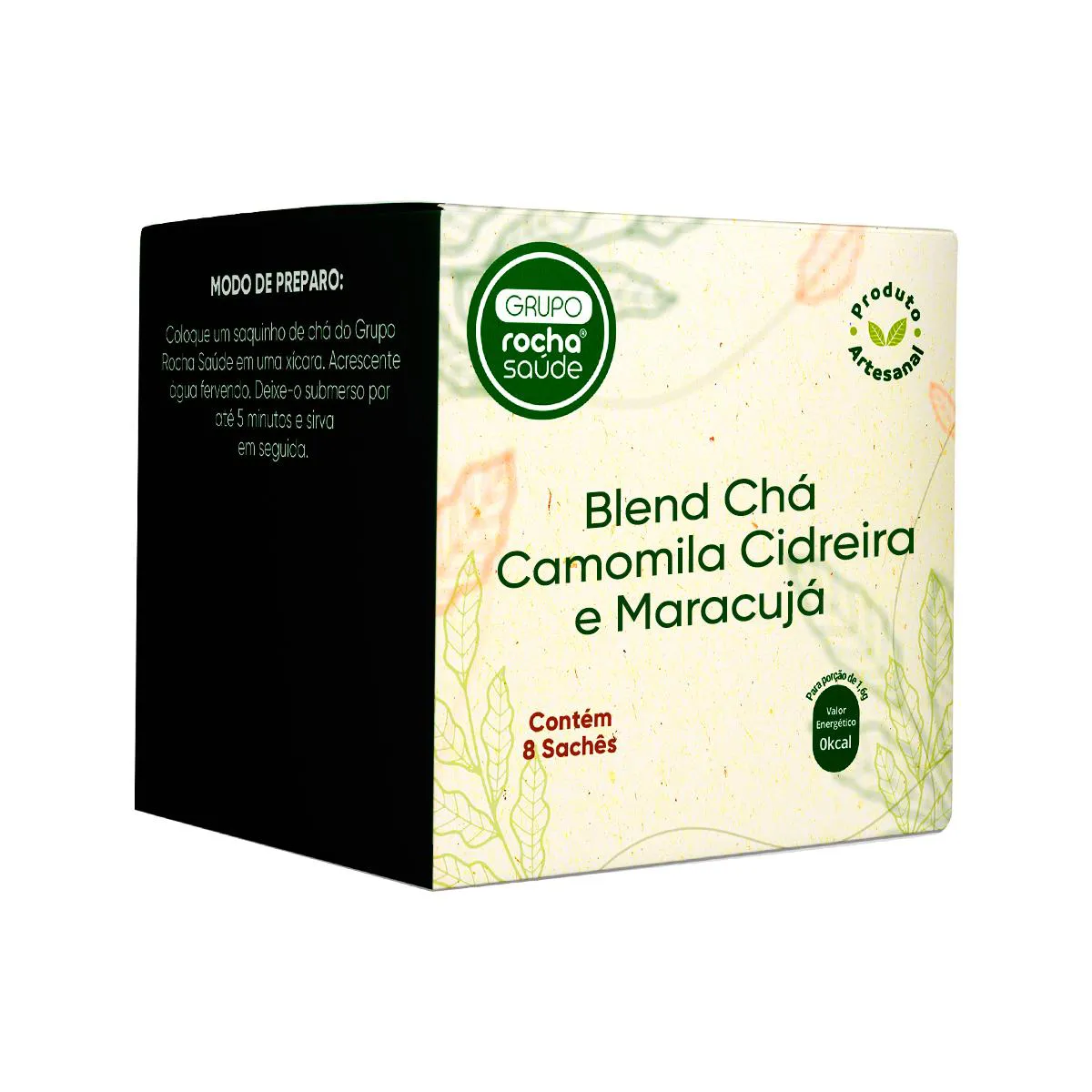 Blend Chá Camomila, Cidreira e Maracujá - Sachê 8 Un