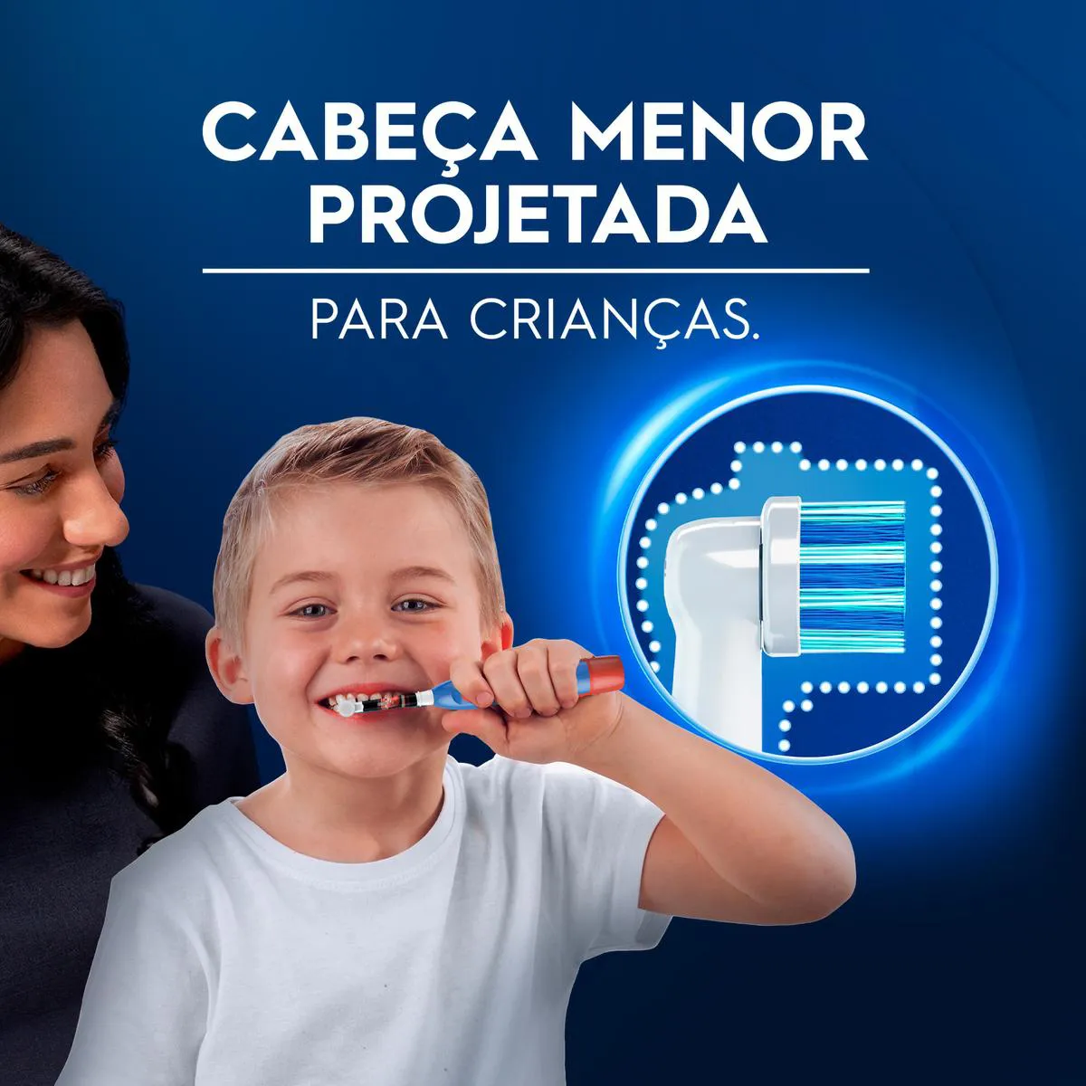 Refil Escova de Dente Elétrica Infantil Oral-B Disney Pixar Carros 2 Unidades