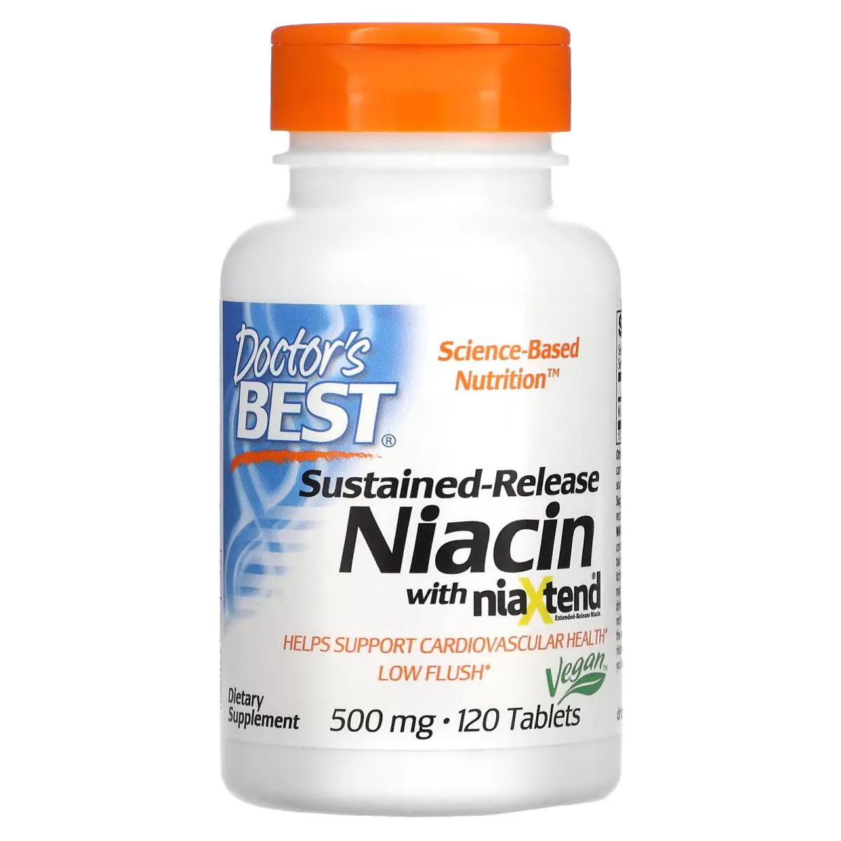 Niacina 500mg 120 Tabletes - Doctor's Best