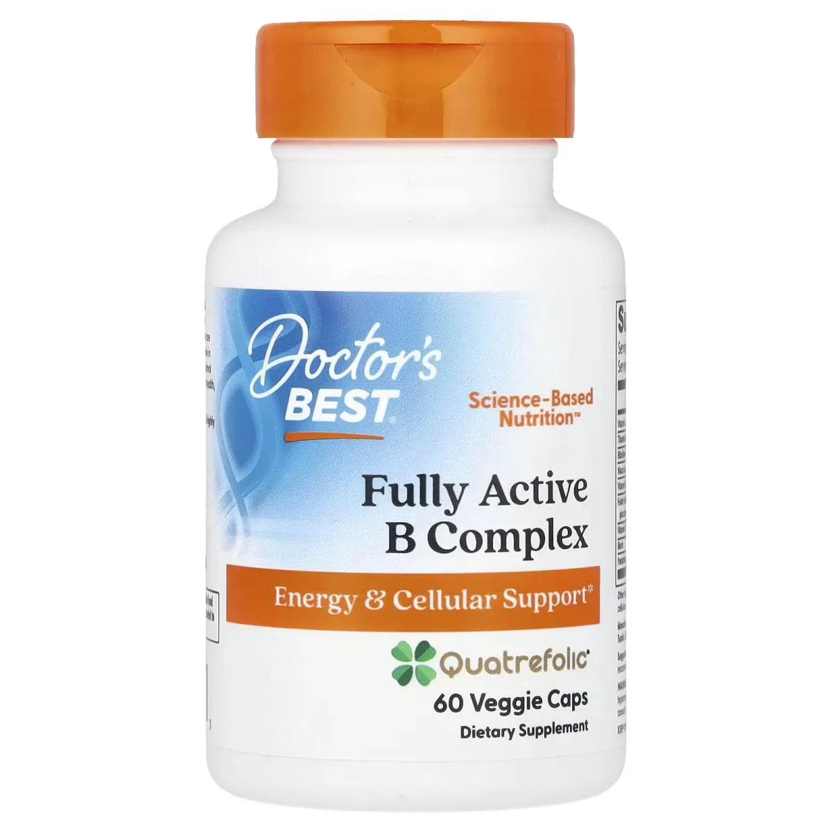 Complexo B Totalmente Ativo com Quatrefolic 60 Capsulas - Doctor's Best