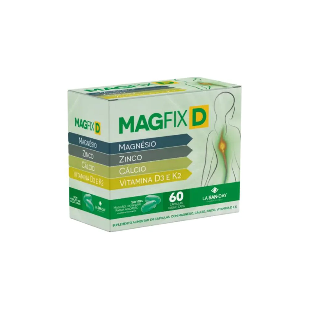 Magfix D - 60 cápsulas - La San-day
