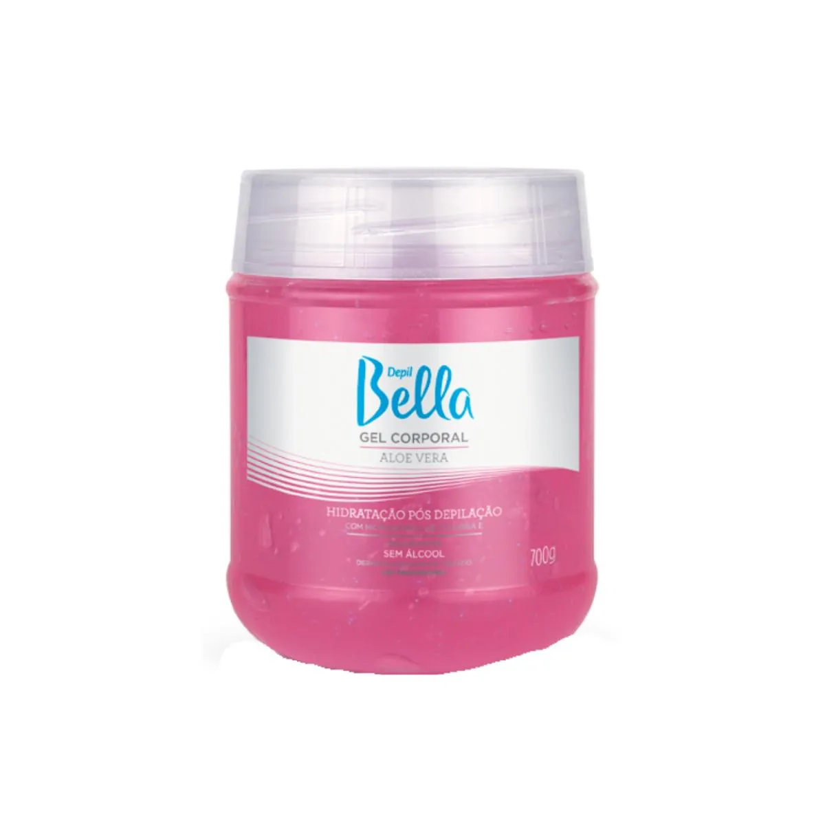 Kit 2 Gel Pós Depilação Corpo Hidrata Aloe Vera Depil Bella