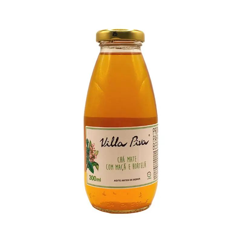Chá Mate com Hortelã Sem Açúcar Villa Piva 300ml