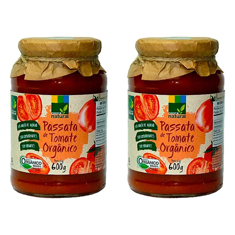 Kit 2x: Passata Orgânica Coopernatural 600g