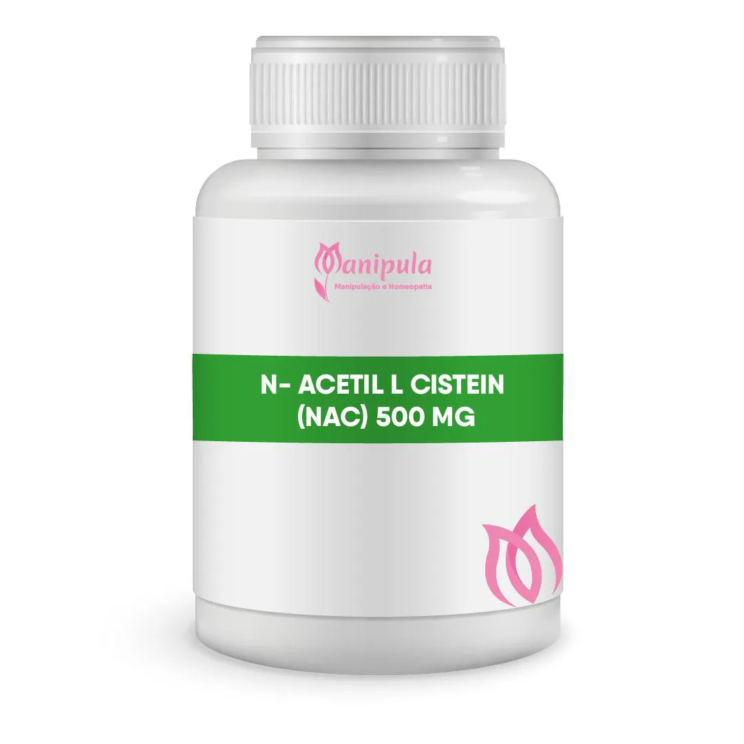 N-acetil Cisteina (nac) 500 Mg com 30 Doses