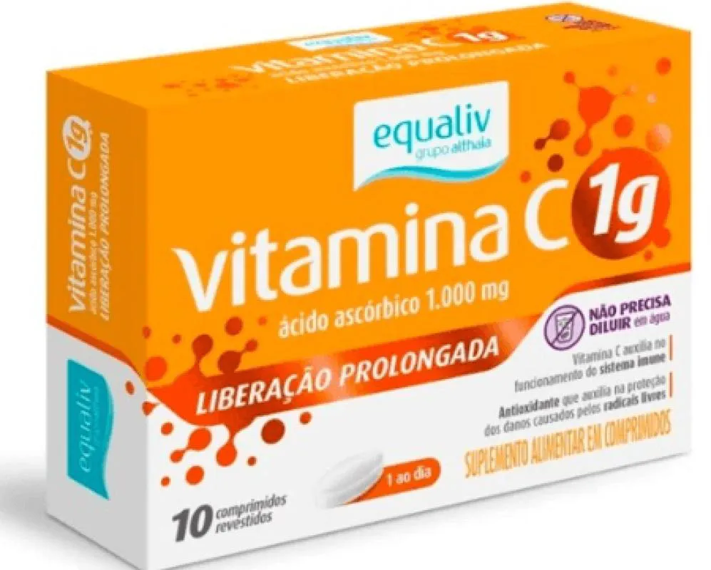 Equaliv Vitamina C 1g X10 Cpr