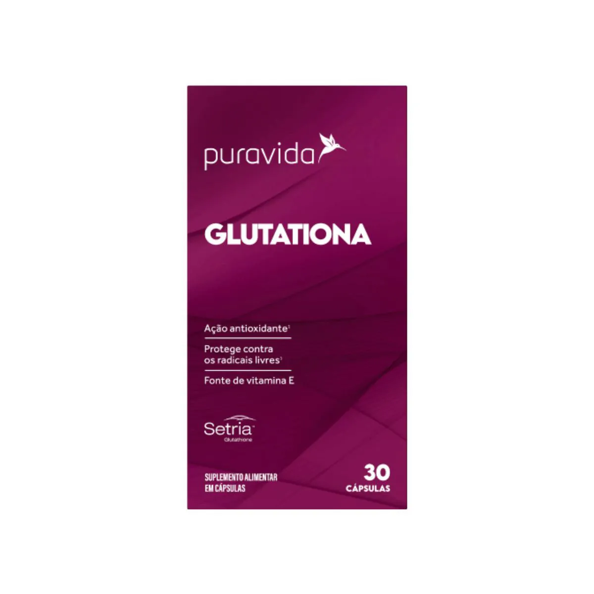 Glutationa Antioxidante 30 cápsulas Puravida