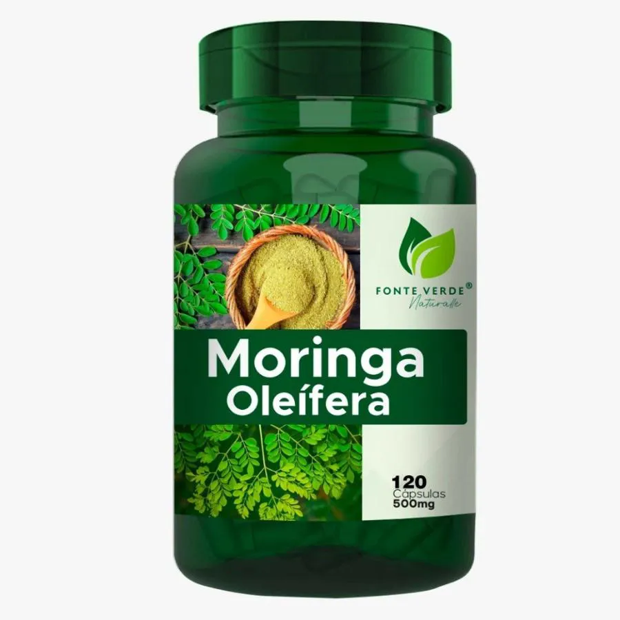 Moringa 500mg 120 Natural cápsulas - Fonte Vida