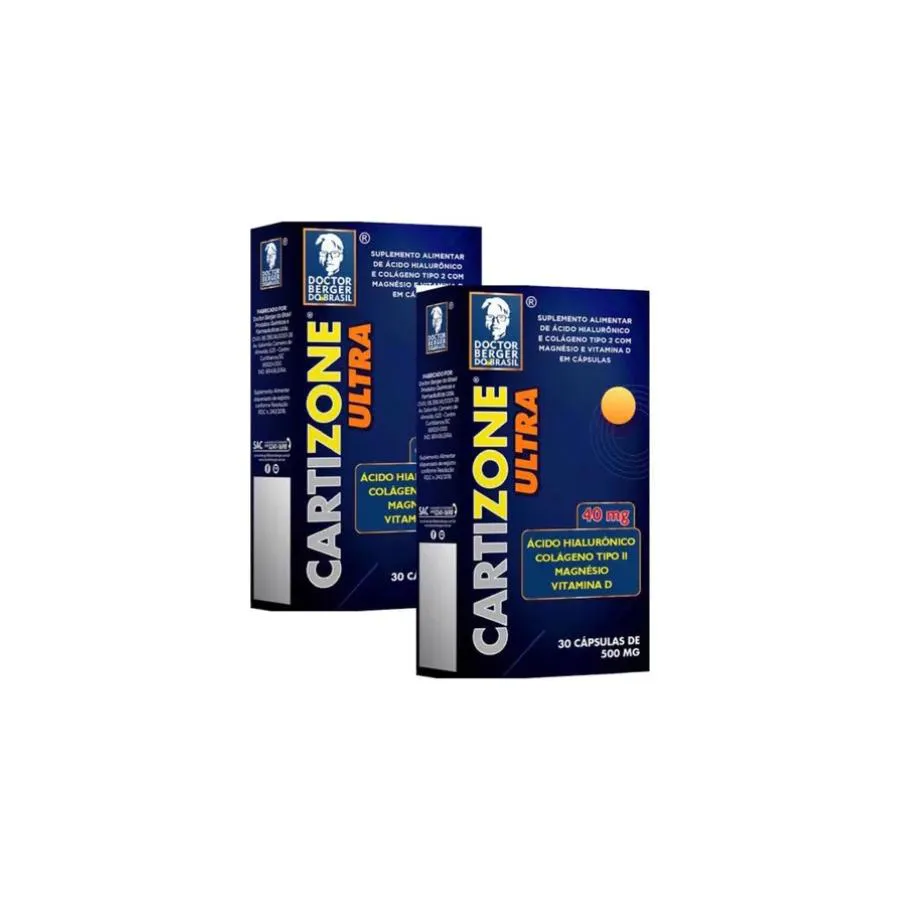 Cartizone Ultra 30 Capsulas 2 unidades - Doctor Berger do Brasil Sabor Neutro