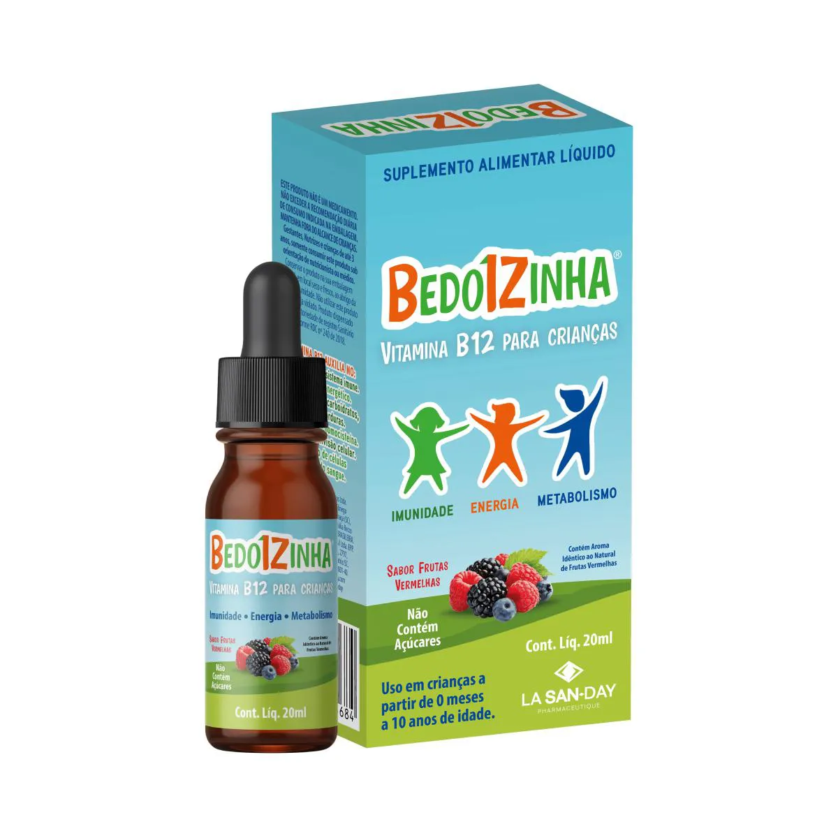 Bedoizinha Vitamina B12 Gotas - 20ml - La San Day