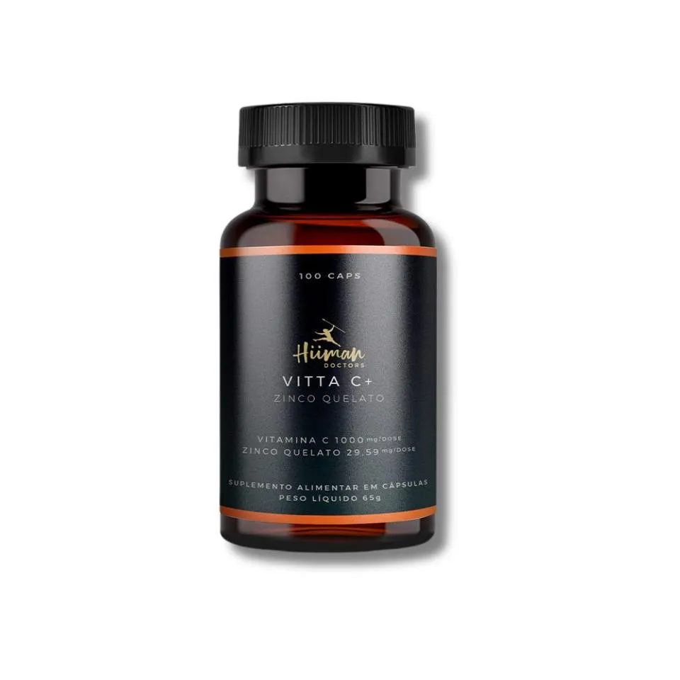Vitta C - Vitamina C + Zinco Quelato 100 cápsulas