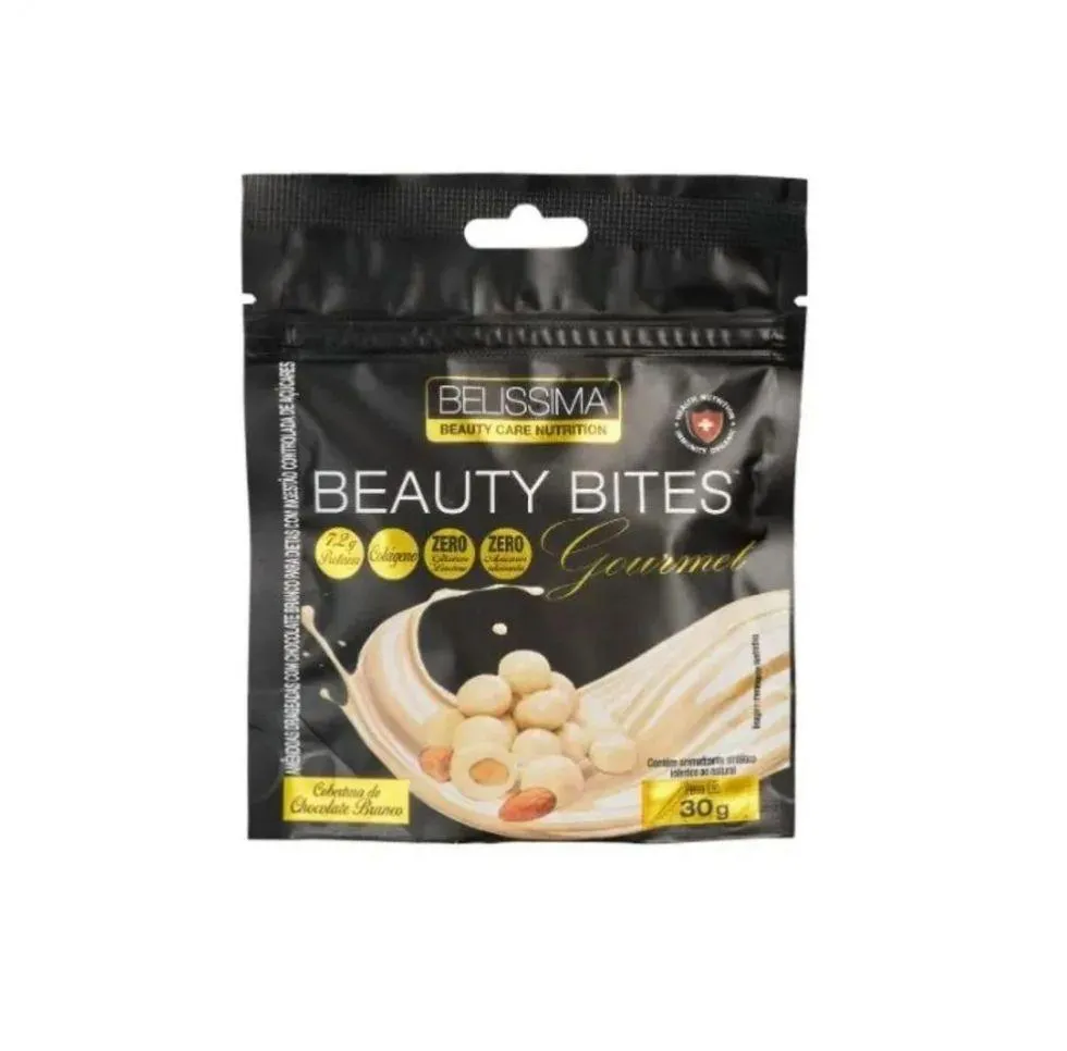 Beauty Bites Gourmet (30g) - Sabor: Chocolate Branco