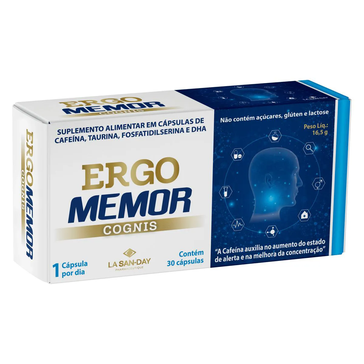 Ergomemor Cognis - 30 cápsulas - La San Day