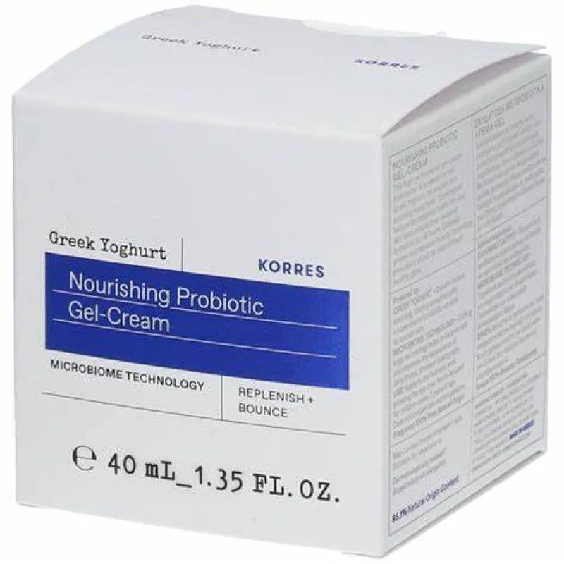 Korres Creme Gel Nourishing Probiotic Greek Yoghurt 40ml