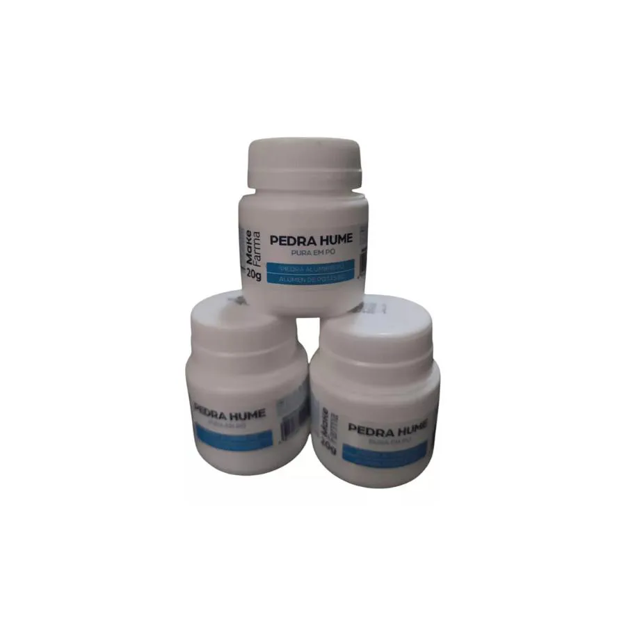 Maxlab Pedra Hume Pura em Pó 20g - Cicatrizante Frasco