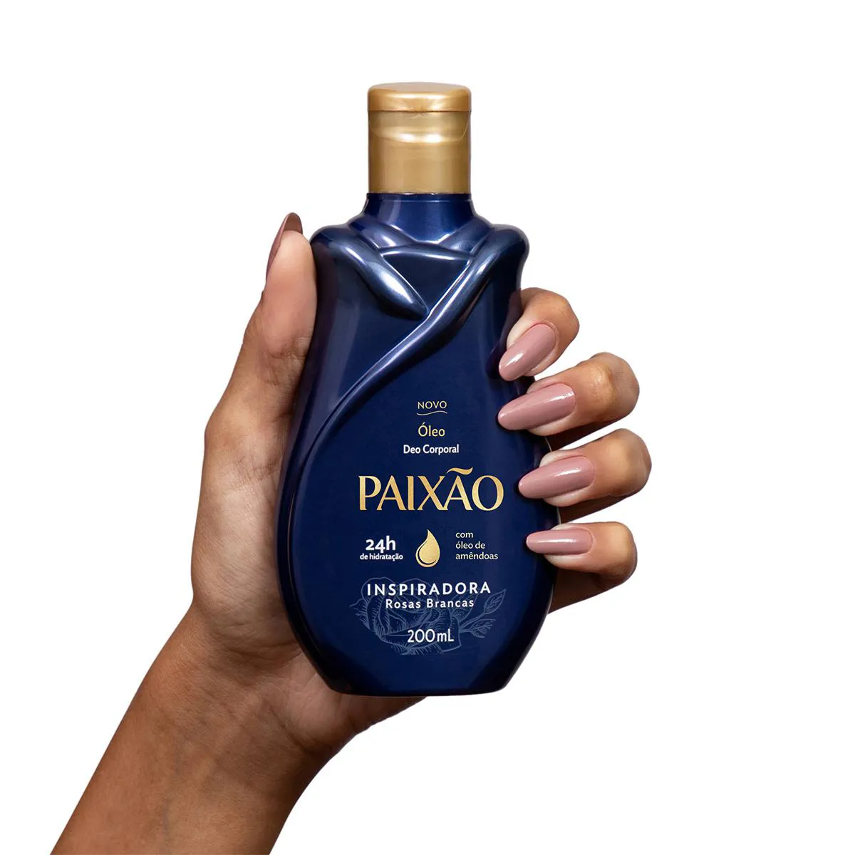 Óleo Deo Corporal Paixão Inspiradora Rosas Brancas 200ml