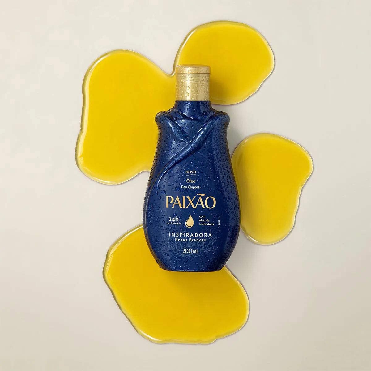 Óleo Deo Corporal Paixão Inspiradora Rosas Brancas 200ml