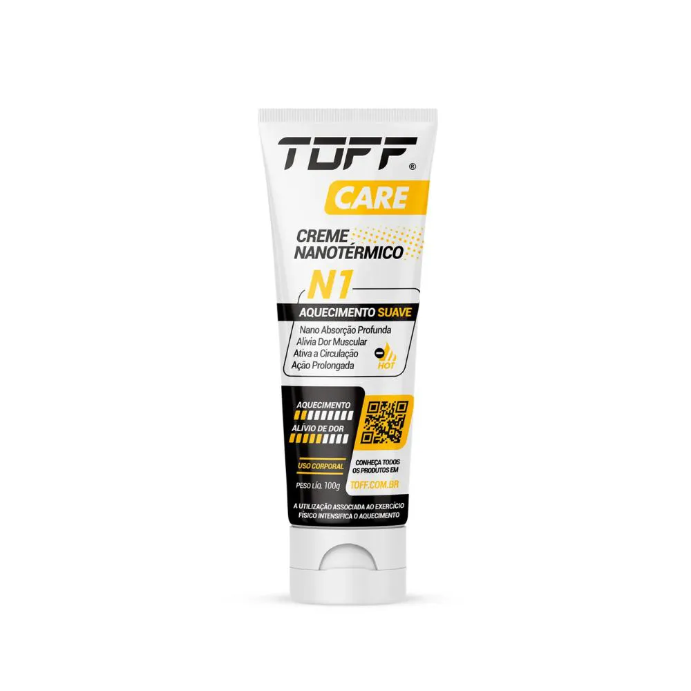 Creme de Aquecimento Muscular | Nanotérmico N1 100g - Toff