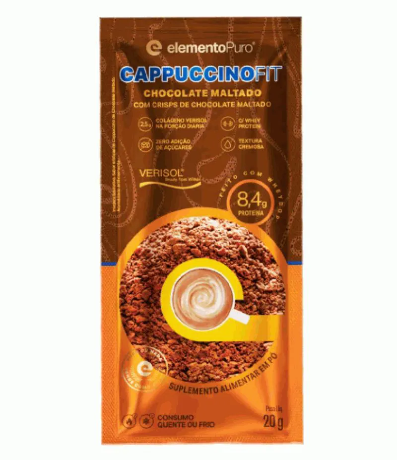 Cápsulaspuccinofit (Sache 20G) - Sabor: Chocolate Maltado