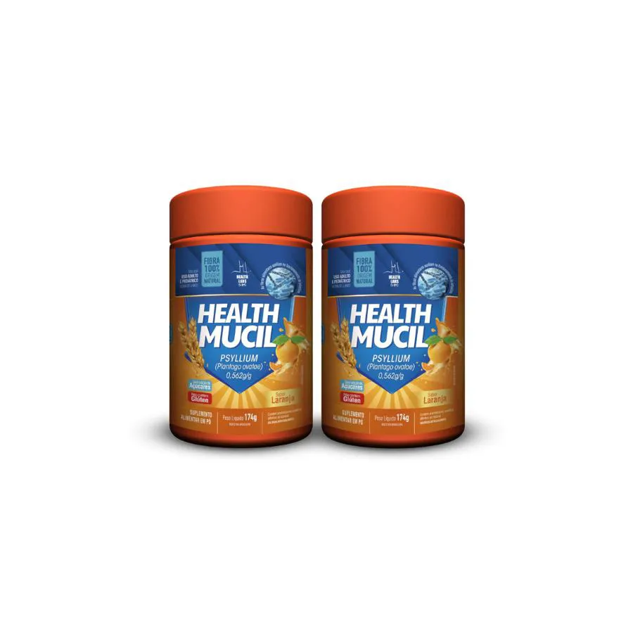 2un Health Mucil 174g Laranja - Health Labs
