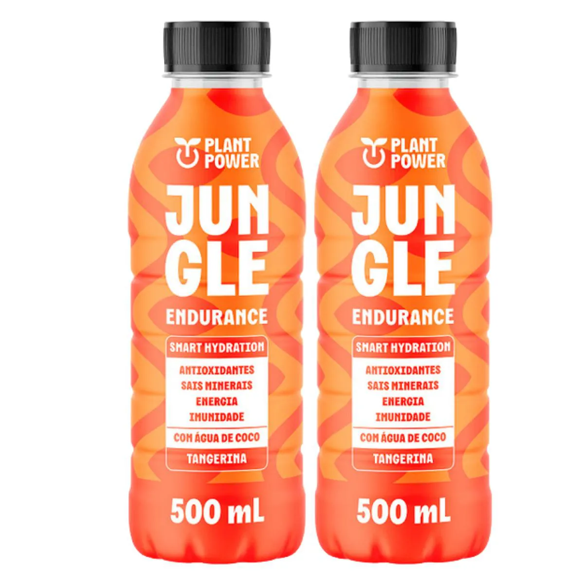 2x Isotônico Jungle Endurance Plant Power Tangerina 500ml
