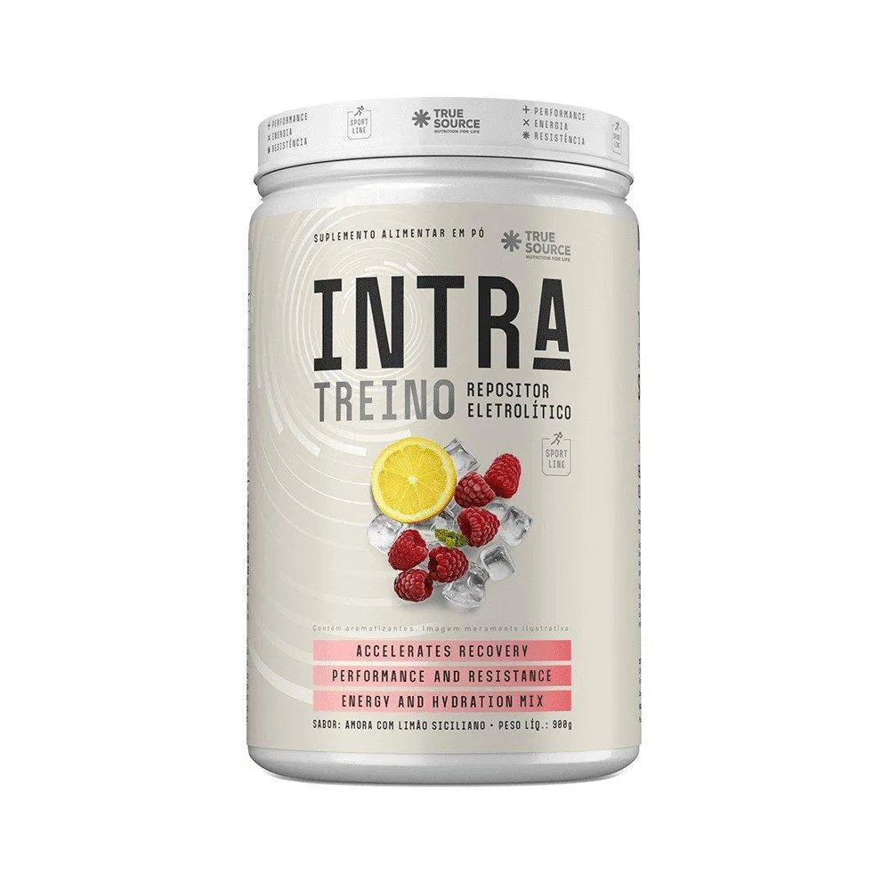 Intra Treino Repositor Eletrolitic Amora com Limao True 900g