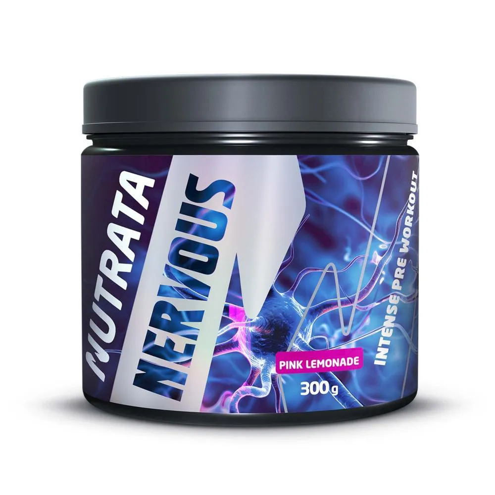Nervous Pre Workout Nutrata Sabor Pink Lemonade 300g