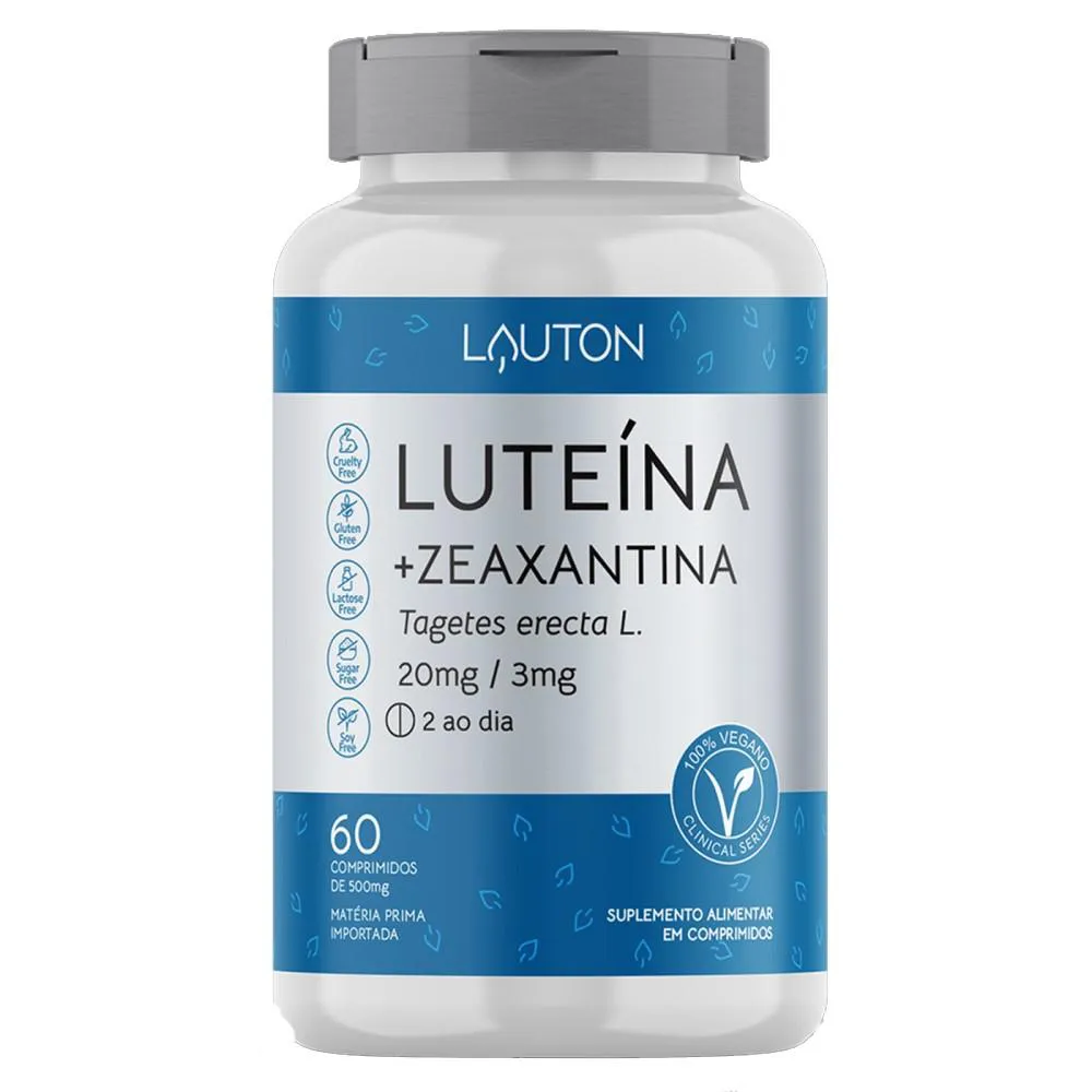 Luteína + Zeaxantina 20mg/3mg 60 comprimidos - Lauton