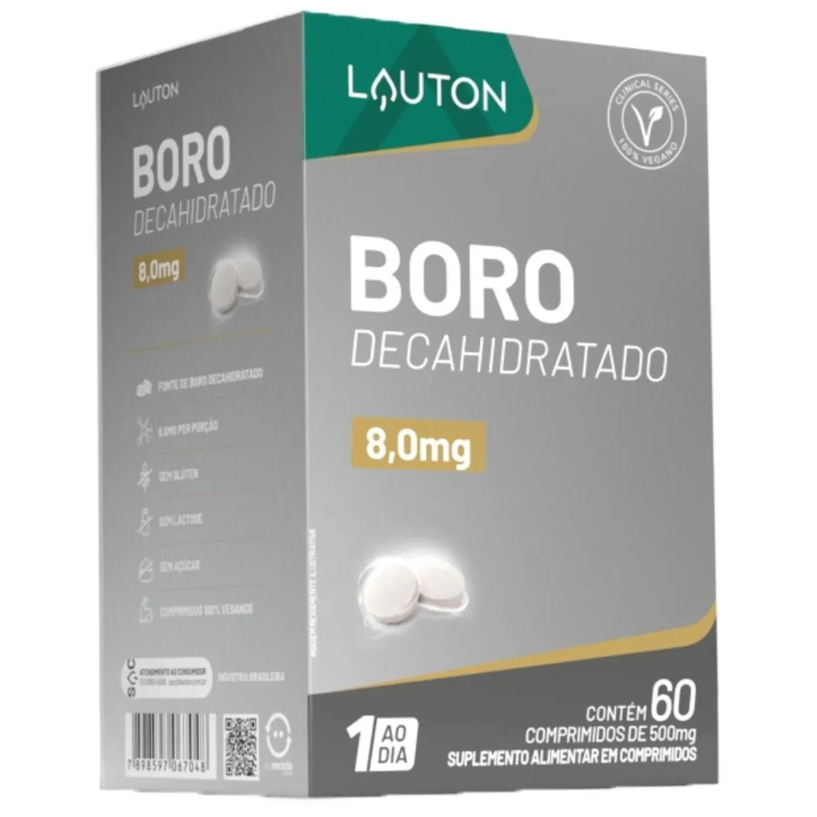 Boro Decahidratado 60 comprimidos - Lauton
